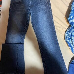 Rue21 Blue Flare Wide Leg Jeans